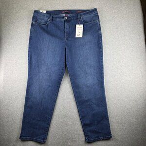 Gloria Vanderbilt Amanda Jeans Womens 20W Average Medium Wash Tapered Stretch